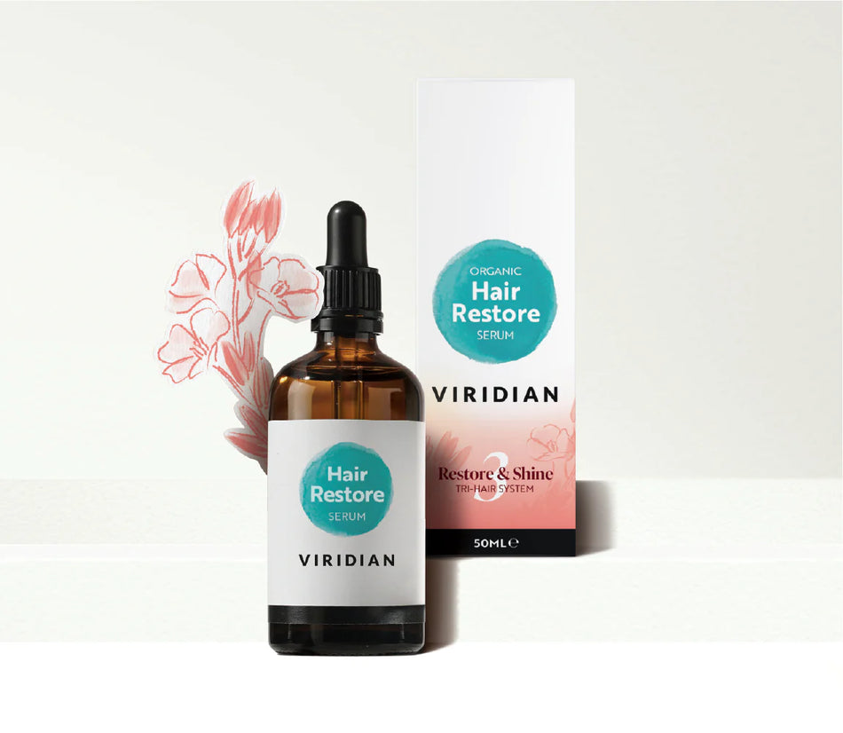Viridian Organic Hair restore Serum 50ml Restore & Shine Vegan