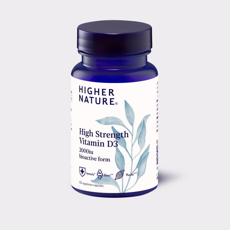Higher Nature Vitamin D 2000iu 60 Capsules