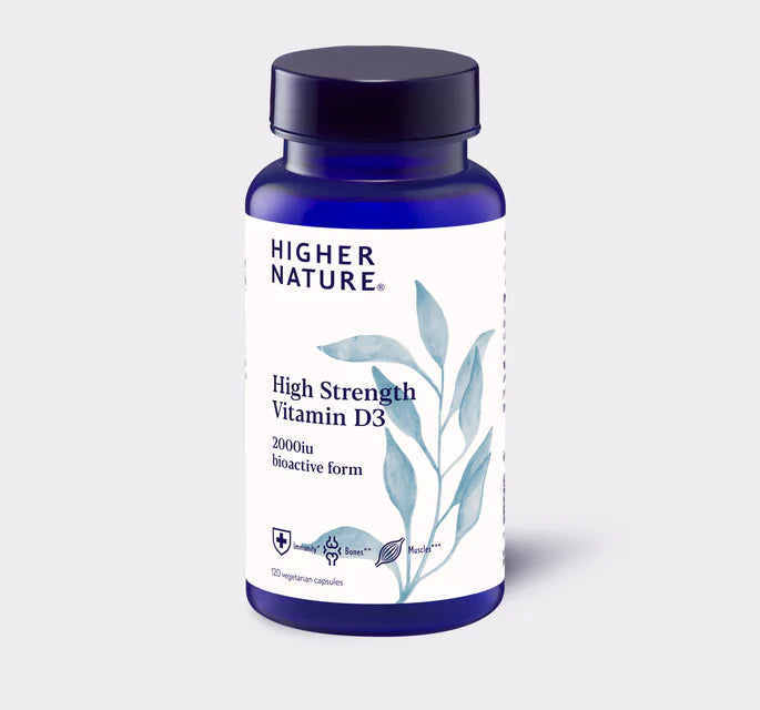 Higher Nature Vitamin D3 2000iu 120 Capsules