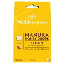 Wedderspoon - Manuka Honey Drops Lemon