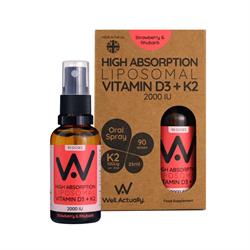 Well Actually - Vit D3+K2 spray (2000IU) Straw