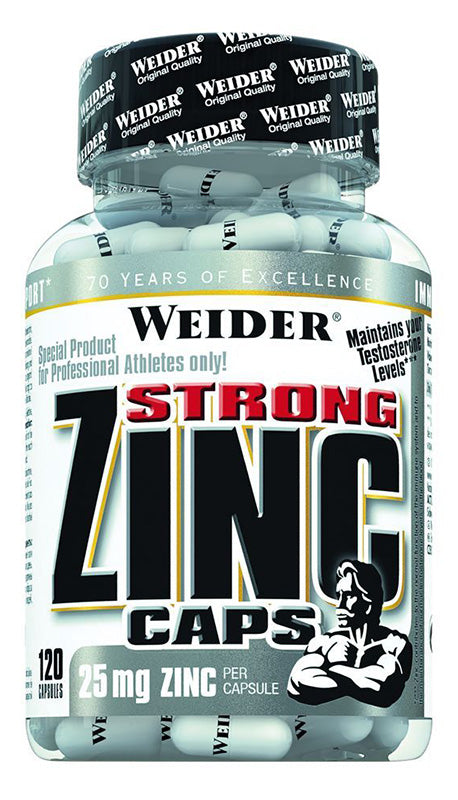 Weider - Strong Zinc, 25mg - 120 caps