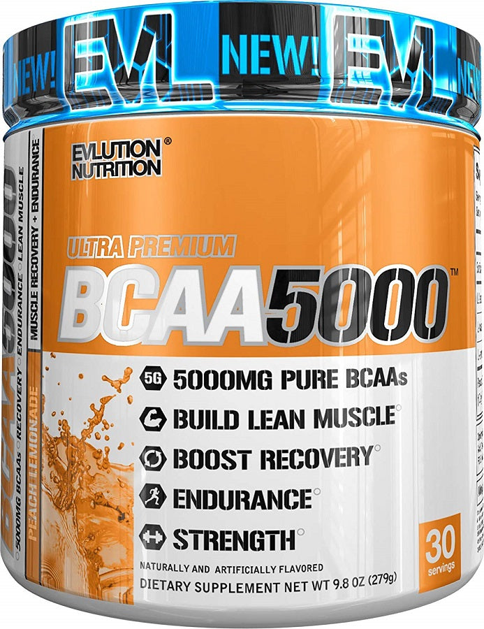 EVLution Nutrition BCAA 5000 Blue Raz - 240g