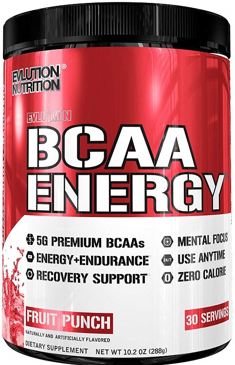 EVLution Nutrition BCAA Energy Fruit Punch - 288g