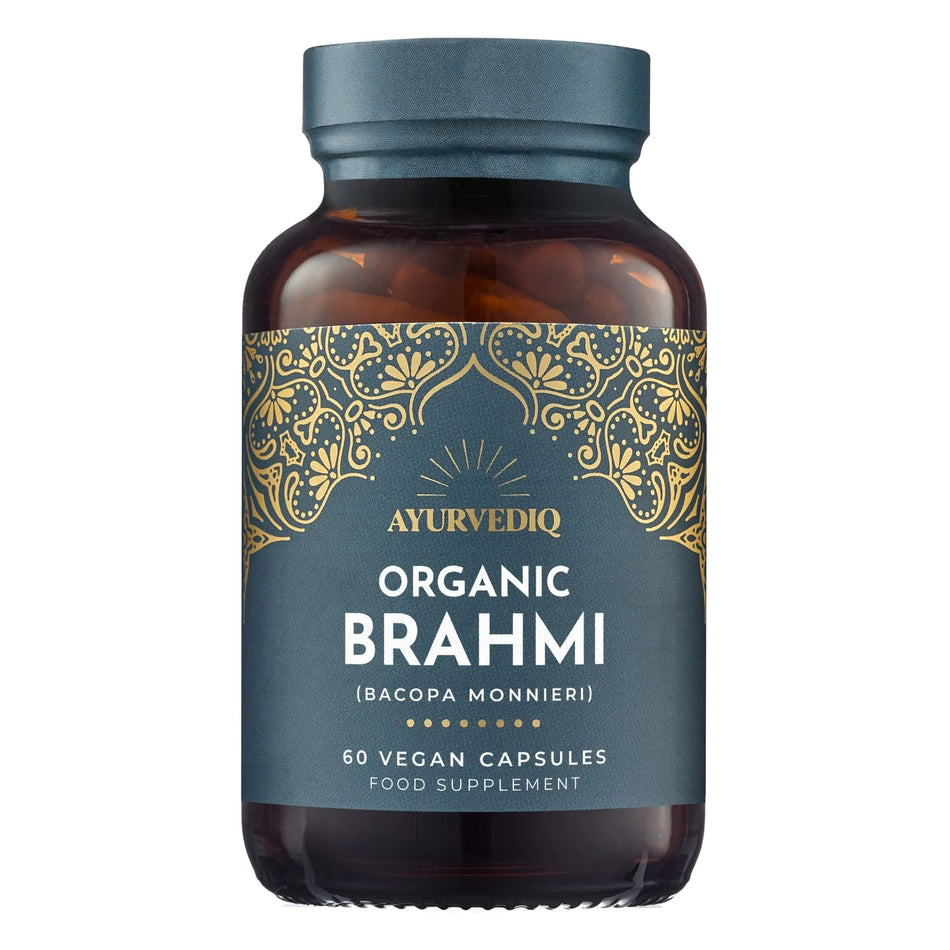 Ayurvediq Organic Brahmi (Bacopa Monnieri) 60 Vegan Capsules