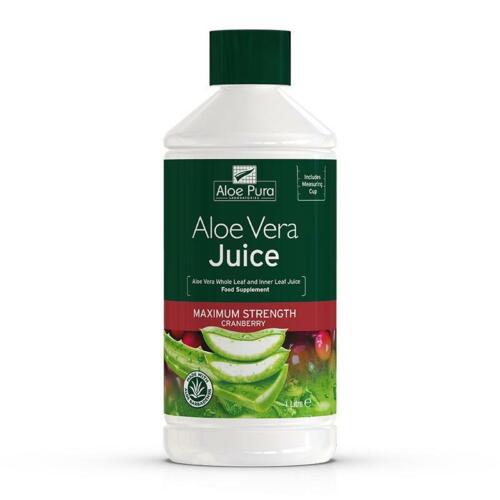 Optima Aloe Pura Aloe Vera Juice with Cranberry 1 Litre