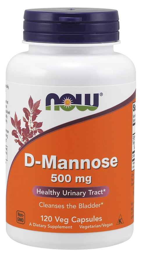 NOW Foods - D-Mannose, 500mg - 240 vcaps