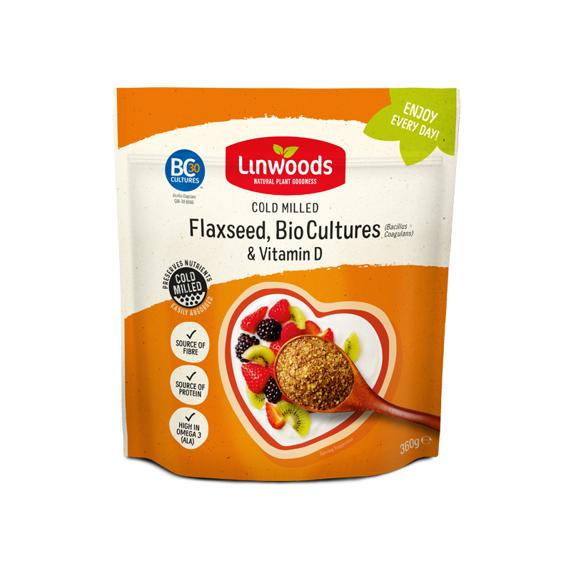 Linwoods Flaxseed Bio-cultures & Vitamin D 360g