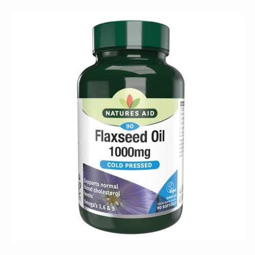 Natures Aid Flaxseed Oil 1000mg 90 Softgels