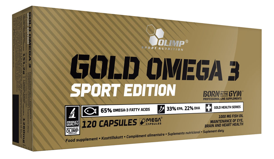 Olimp Nutrition - Gold Omega 3, Sport Edition - 120 caps