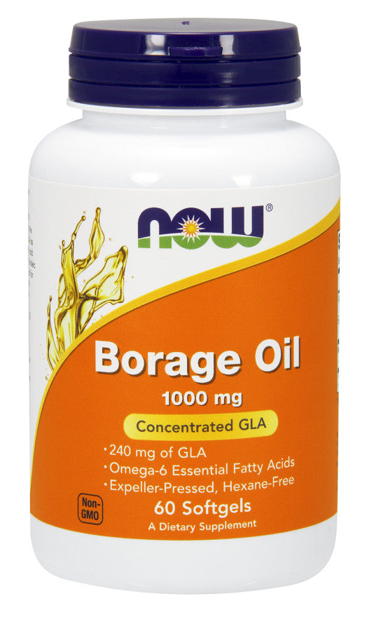 NOW Foods - Borage Oil, 1000mg - 60 softgels