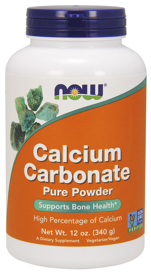 NOW Foods - Calcium Carbonate, Pure Powder - 340g