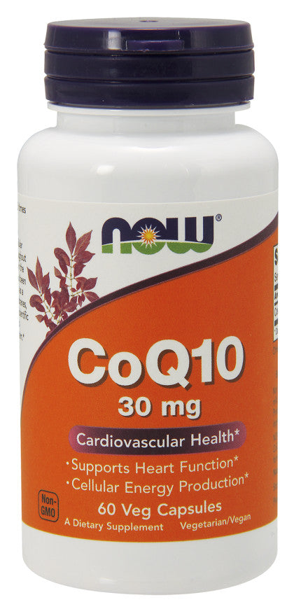 NOW Foods - CoQ10, 30mg - 60 vcaps