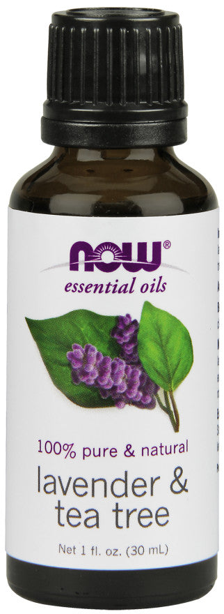 NOW Foods - Essential Oil, Lavender & Tea Tree Oil - 30 ml.