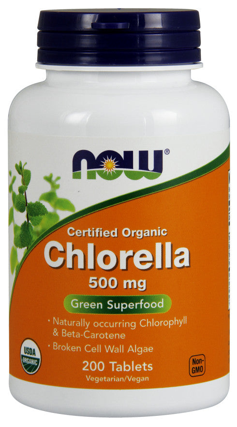 NOW Foods - Chlorella, 500mg - 200 tabs