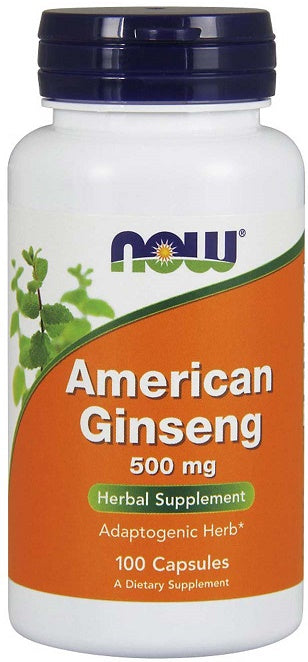 NOW Foods - American Ginseng, 500mg - 100 vcaps
