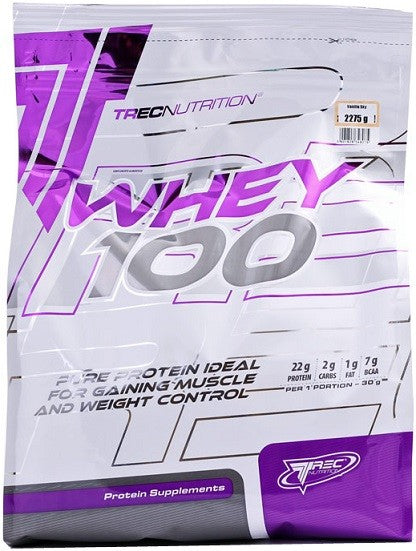 Trec Nutrition - Whey 100 (Bag), Strawberry - 2275g