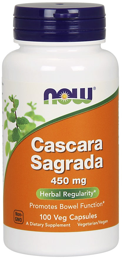 NOW Foods - Cascara Sagrada, 450mg - 100 vcaps