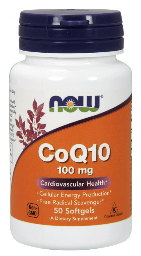 NOW Foods - CoQ10, 100mg - 50 softgels