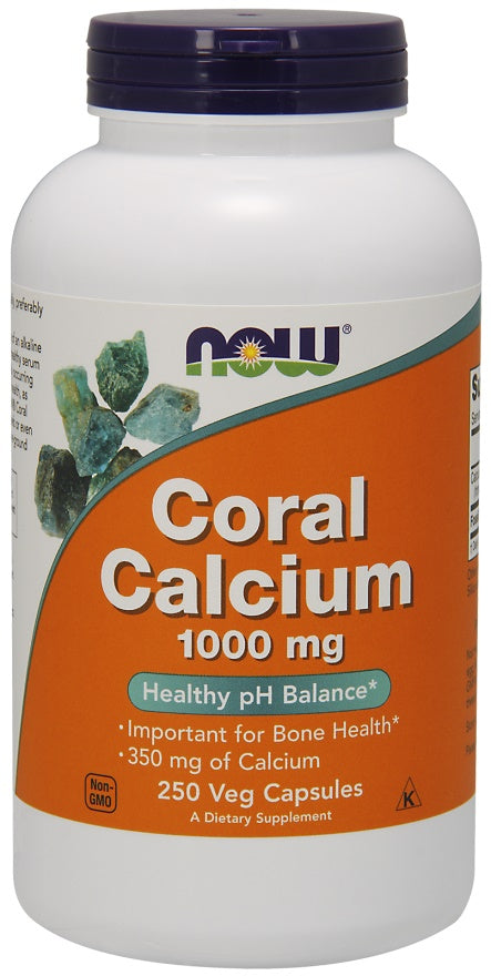 NOW Foods - Coral Calcium, 1000mg - 250 vcaps