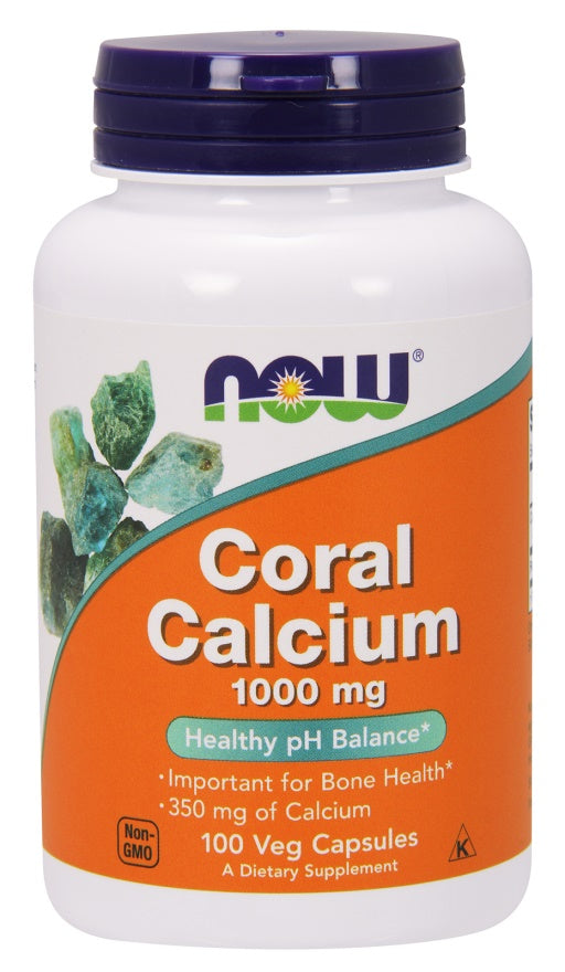 NOW Foods - Coral Calcium, 1000mg - 100 vcaps