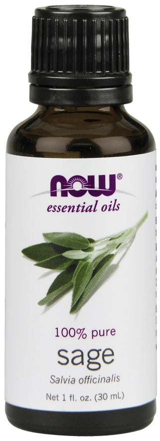 NOW Foods - Essential Oil, Sage Oil - 30 ml.