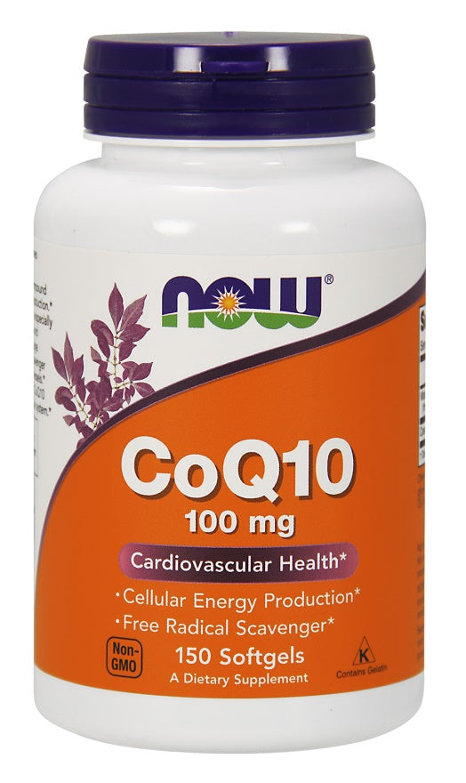 NOW Foods - CoQ10, 100mg - 150 softgels