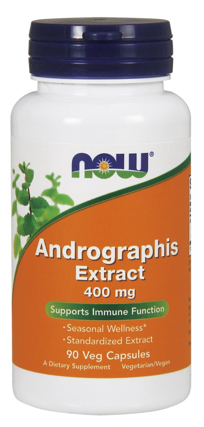 NOW Foods - Andrographis Extract, 400mg - 90 vcaps