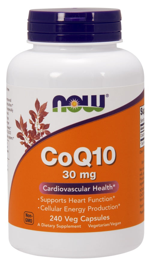 NOW Foods - CoQ10, 30mg - 240 vcaps