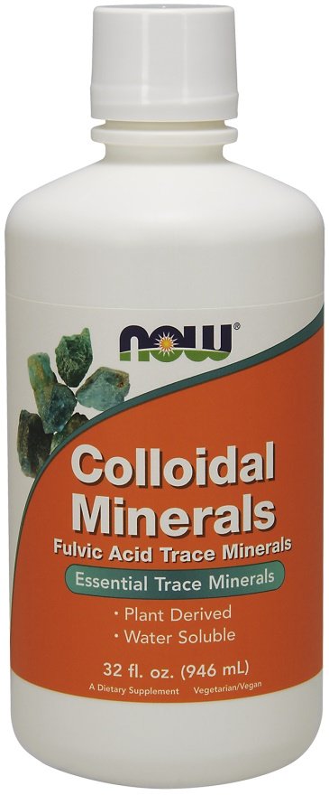 NOW Foods - Colloidal Minerals, Original - 946 ml.