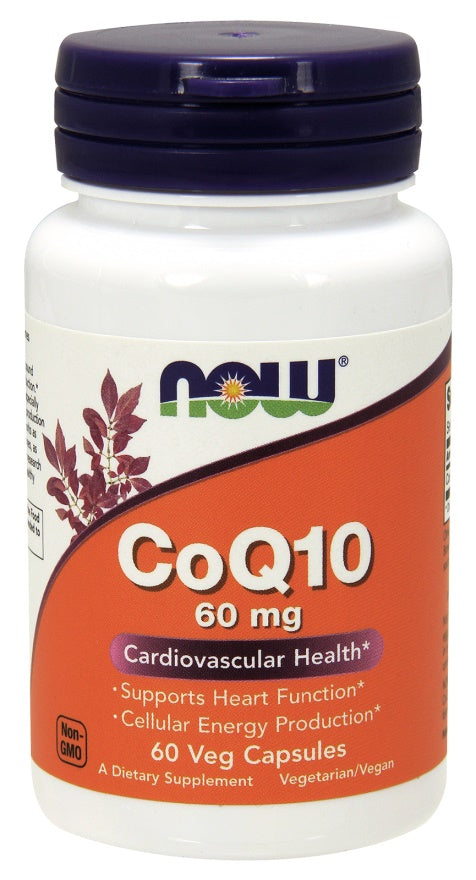 NOW Foods - CoQ10, 60mg - 60 vcaps
