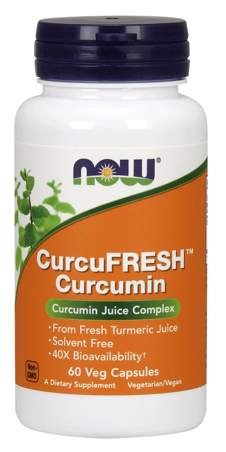 NOW Foods - CurcuFRESH Curcumin, Capsules - 60 vcaps