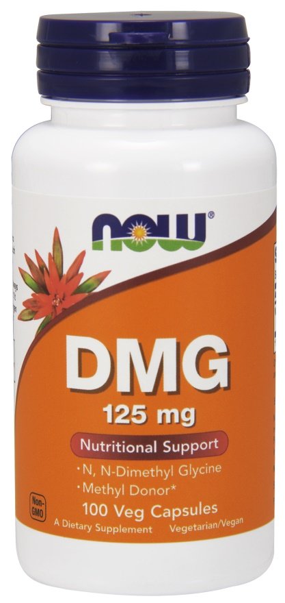 NOW Foods - DMG (Dimethylglycine), 125mg - 100 vcaps