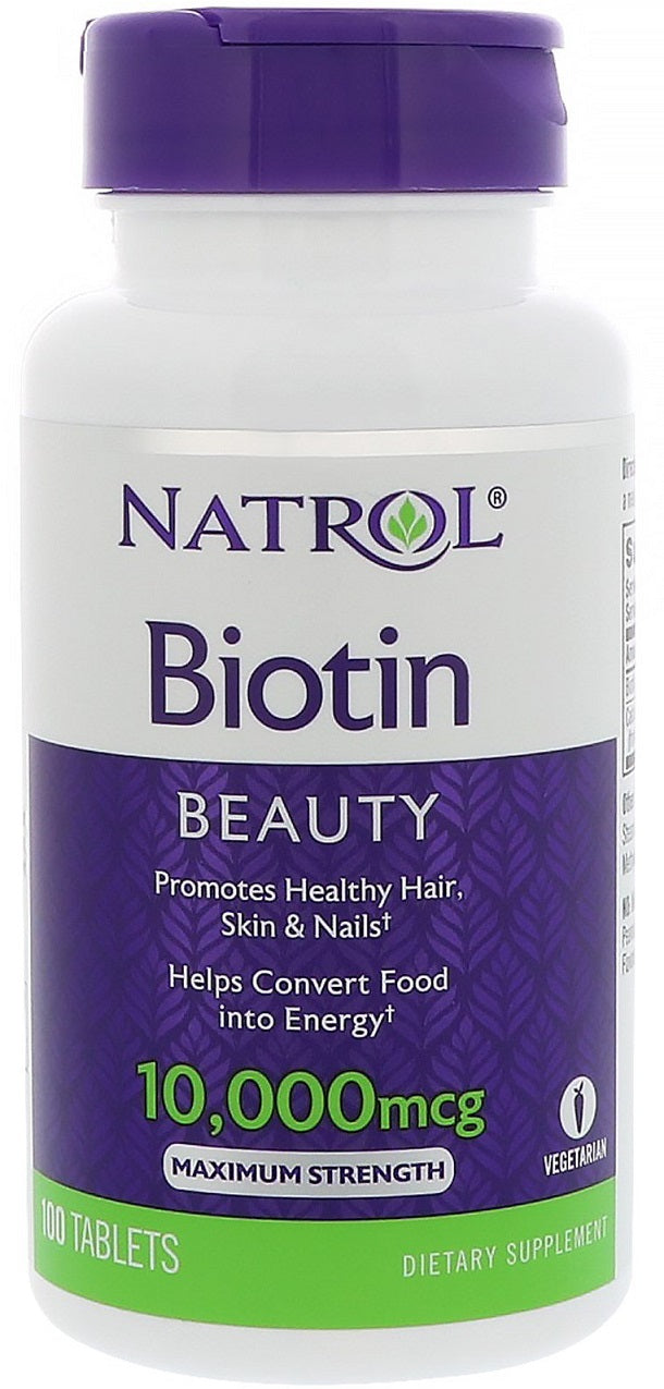 Natrol Biotin 10000mcg - 100 tabs