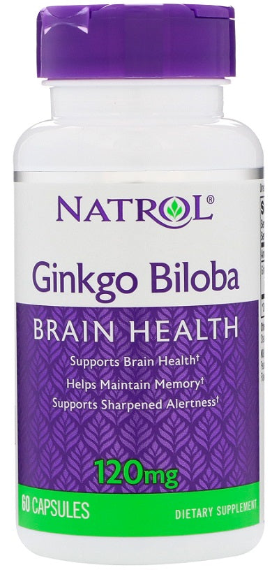 Natrol Ginkgo Biloba 120mg - 60 caps