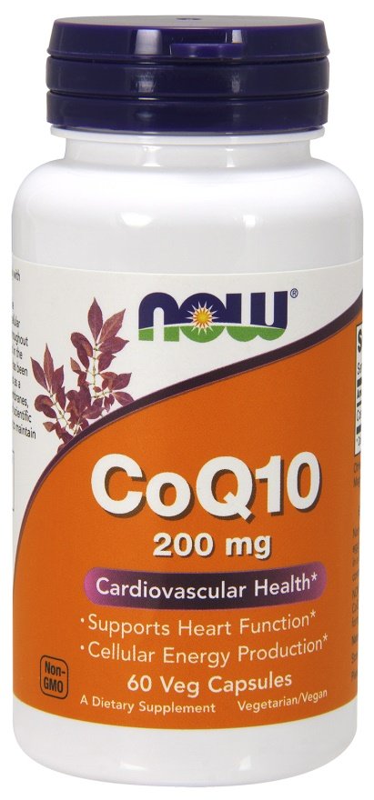 NOW Foods - CoQ10, 200mg - 60 vcaps