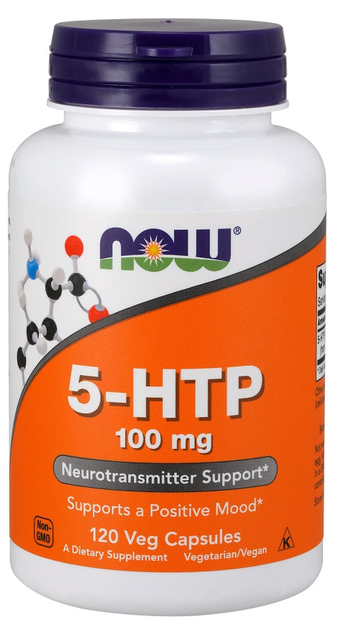 NOW Foods - 5-HTP, 100mg - 120 vcaps