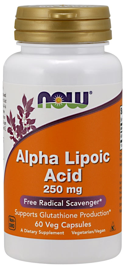 NOW Foods - Alpha Lipoic Acid, 250mg - 60 vcaps