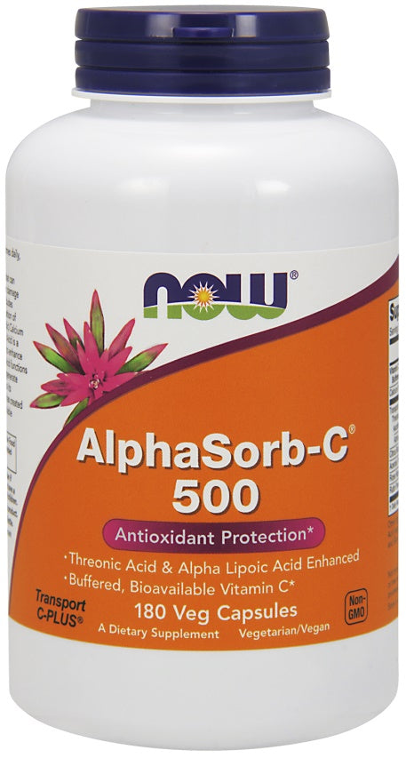NOW Foods - AlphaSorb-C, 500mg - 180 vcaps