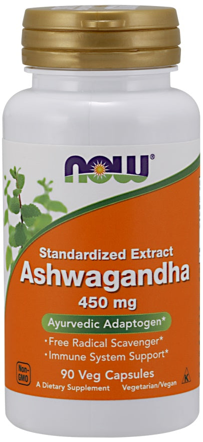 NOW Foods - Ashwagandha Extract, 450mg - 90 vcaps