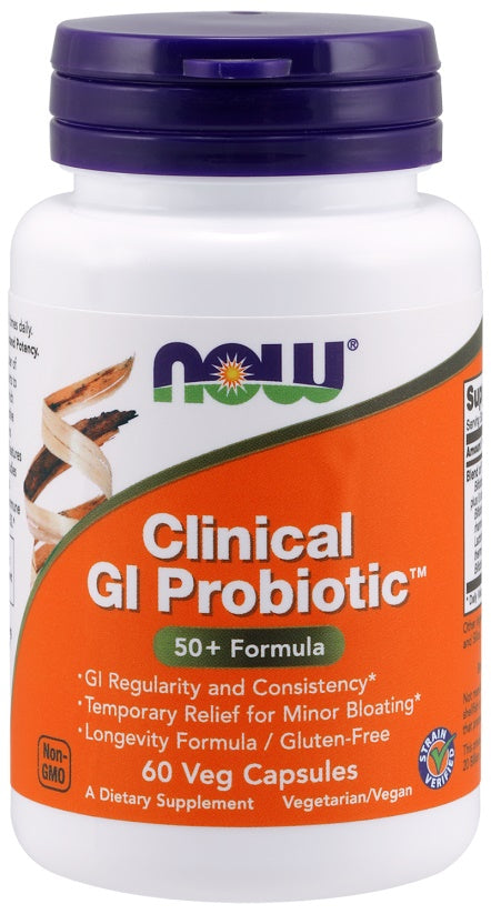 NOW Foods - Clinical GI Probiotic - 60 vcaps