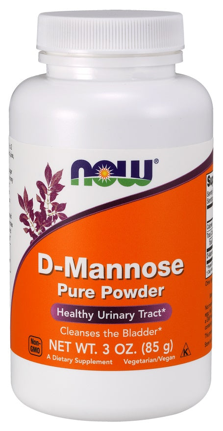 NOW Foods - D-Mannose, Pure Powder - 85g
