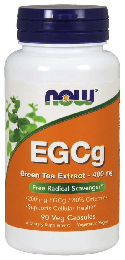 NOW Foods - EGCg Green Tea Extract, 400mg - 90 vcaps