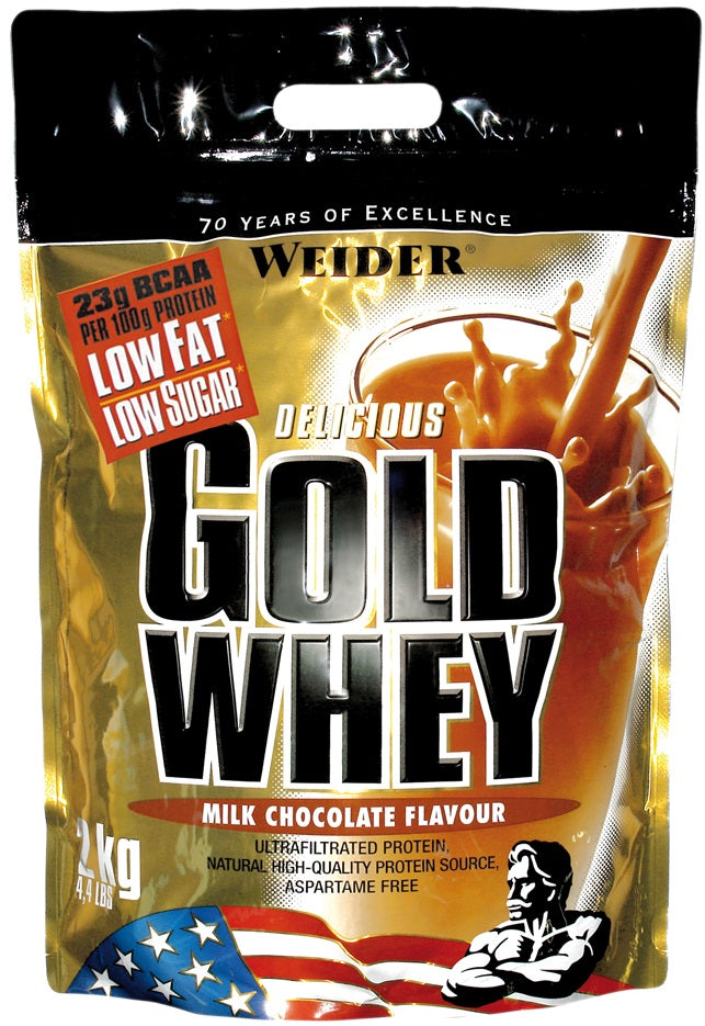 Weider - Gold Whey, Milk Chocolate - 2000g