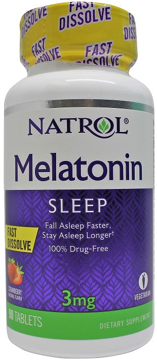 Natrol Melatonin Fast Dissolve 3mg - 90 tabs