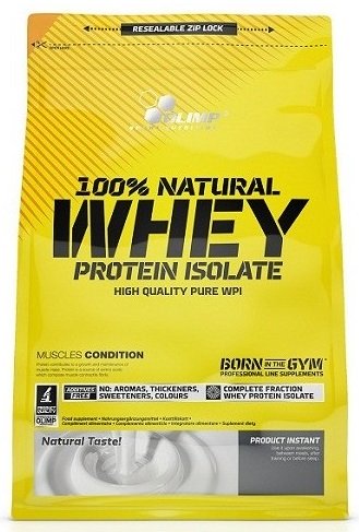 Olimp Nutrition - 100% Natural Whey Protein Isolate, Natural - 600g