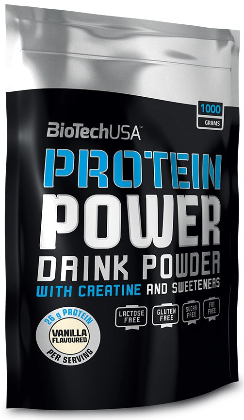 BioTechUSA - Protein Power, Strawberry Banana - 1000g
