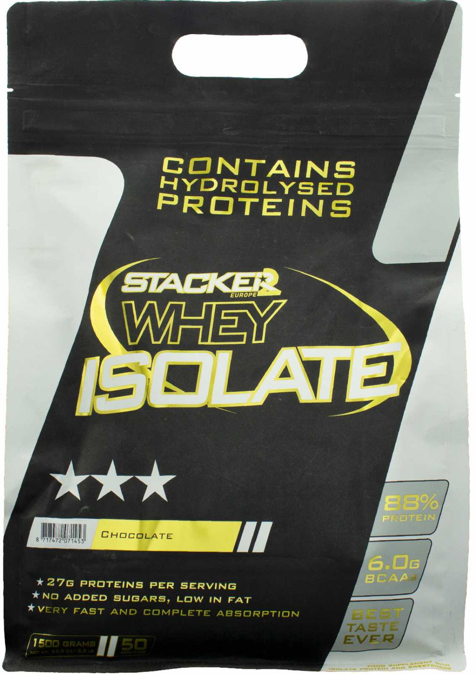 Stacker2 Europe - Whey Isolate, Vanilla - 1500g