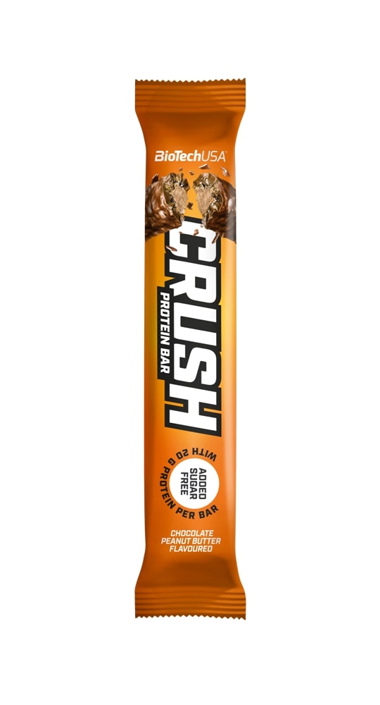 BioTechUSA - Crush Bar, Chocolate Peanut Butter - 12 x 64g