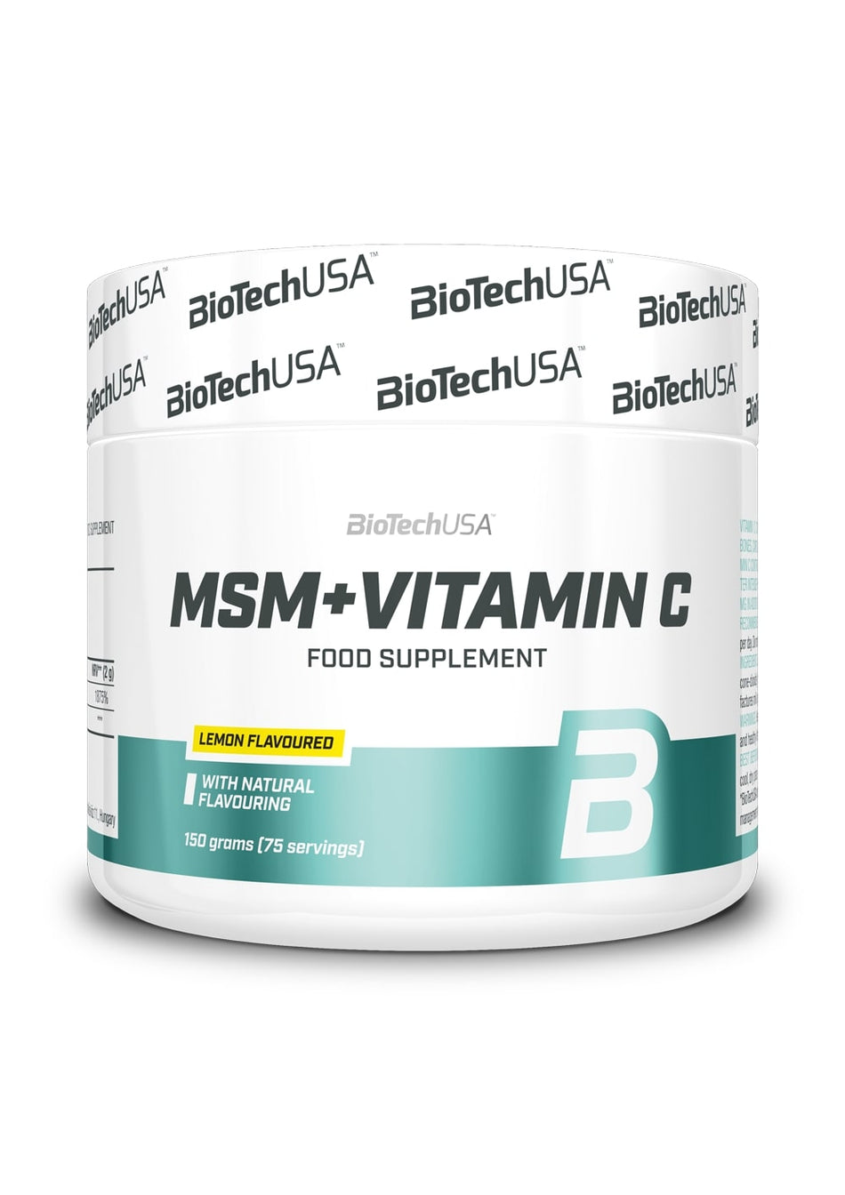 BioTechUSA - MSM + Vitamin C, Lemon - 150g